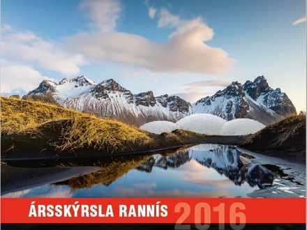 Forsíða ársskýrslu Rannís 2016