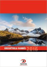 Forsíða ársskýrslu Rannís 2016