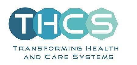 LOGO og texti transforming health and care systems