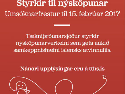 Auglýsingum umsóknafrest í Tækniþróunarsjóð