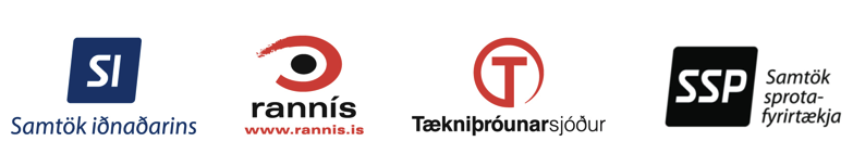 Logo SI, Rannís, Tækniþróunarsjóðs og SSP
